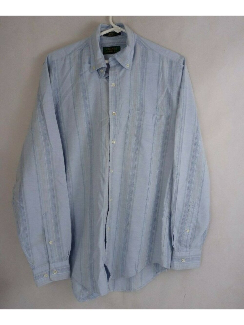 Vintage Colours By Alexander Julian Blue Casual Shirt Neck 15 1/2 Size 34-35